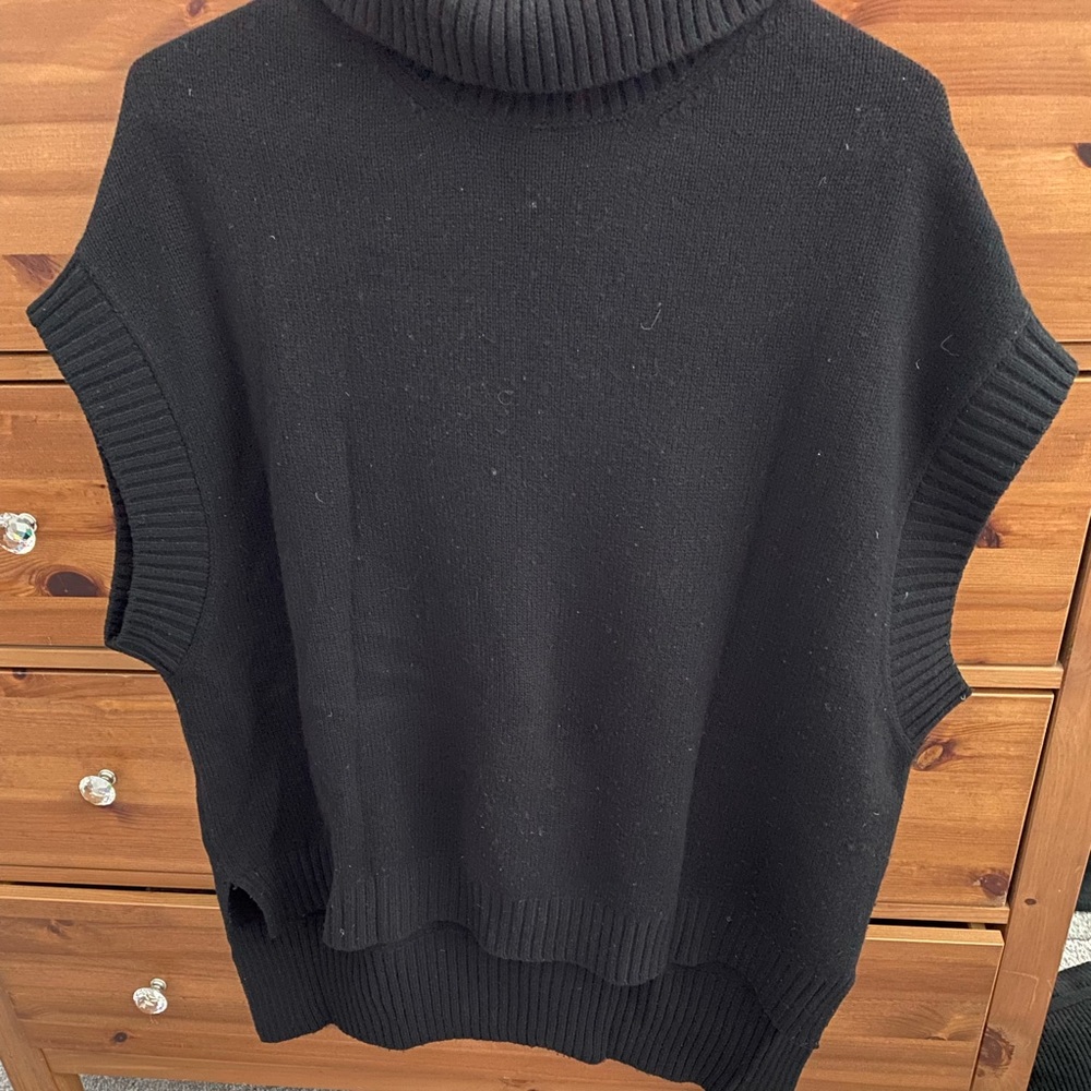 BCBG sleeveless turtleneck sweater